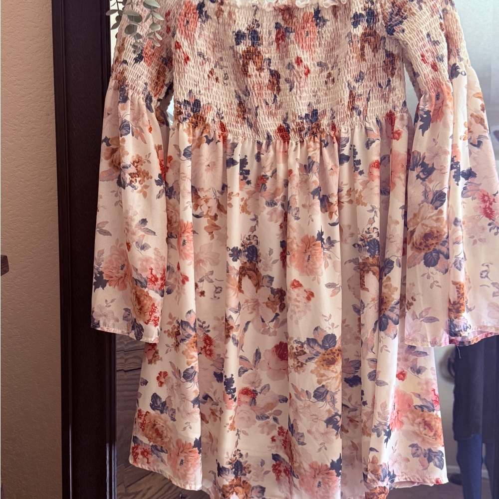Floral Long Sleeve tunic/dress